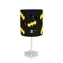 Batman hanging lamp, black with yellow accessories