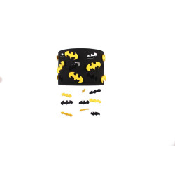 Batman hanging lamp, black with yellow accessories