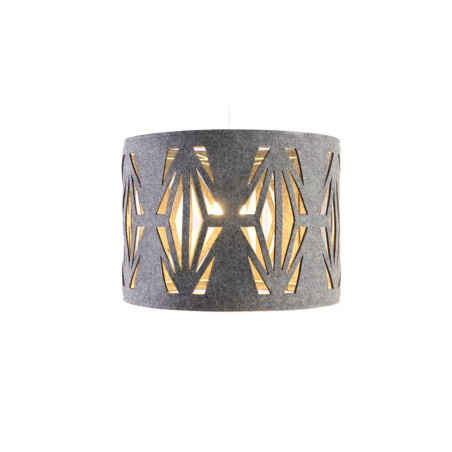 Aztec felt lamp, gray.