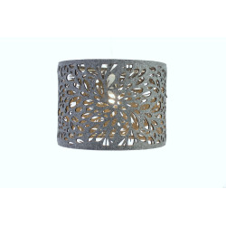 Felt lamp FLOWER gray.