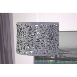 Felt lamp FLOWER gray.