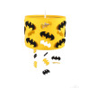 Batman night lamp, black with yellow accessories