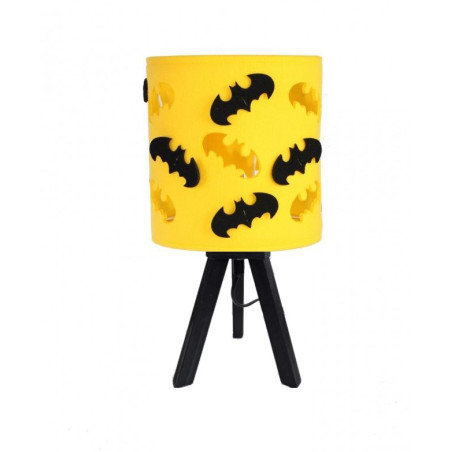 Lampka nocna Batman żółta z czarnymi  dodatkami