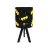 Yellow Batman night lamp with black accessories