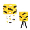 Yellow Batman night lamp with black accessories