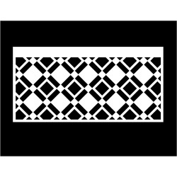 Ażur do firan wzór P103 kolor biały Premium