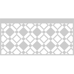 Ażur do firan wzór P103 kolor szary Premium