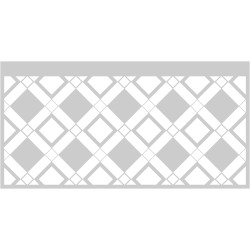 Ażur do firan wzór P101 kolor szary Premium