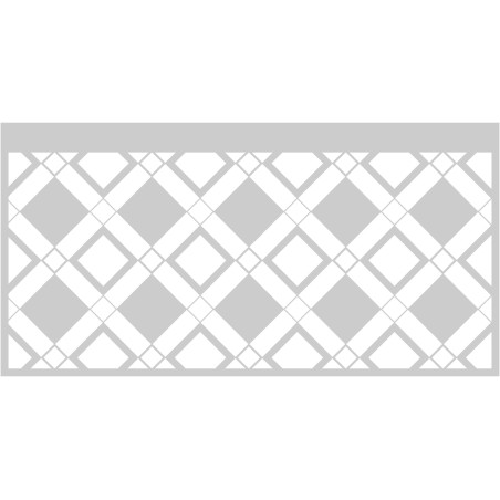 Ażur do firan wzór P101 kolor szary Premium