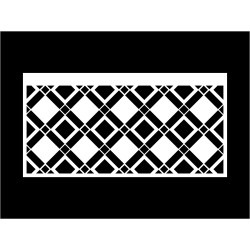 Ażur do firan wzór P101 kolor biały Premium