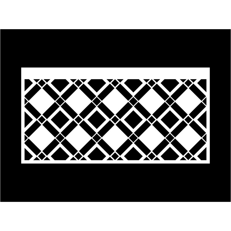 Openwork for curtains, P101 pattern, white color, quality Premium