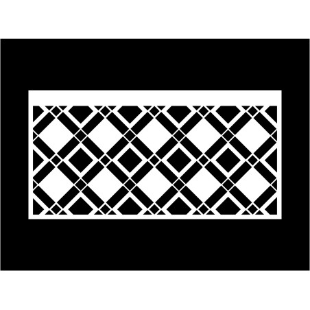 Openwork for curtains, P101 pattern, white color, quality Premium
