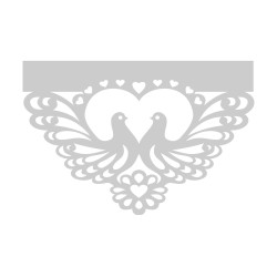 Lambrequin for curtains, PiroG298b premium quality