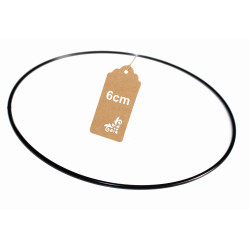 Black hoop, ring for dream catchers and canopies