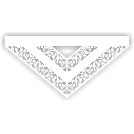 Ażur do firan wzór PiroT7657 Grubość 1,5mm jakość Premium