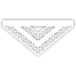 Ażur do firan wzór PiroT7657 Grubość 1,5mm jakość Premium