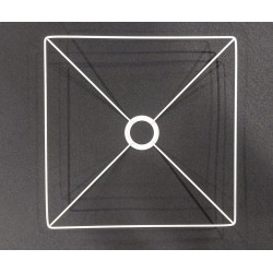 Stelaż do abażuru E27 , kwadratowy