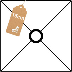 Stelaż do abażuru E27 , kwadratowy, kolor biały