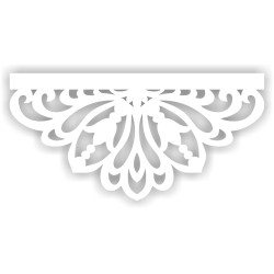 Ażur do firan PiroA04, jakość premium, grubość 1,5mm.