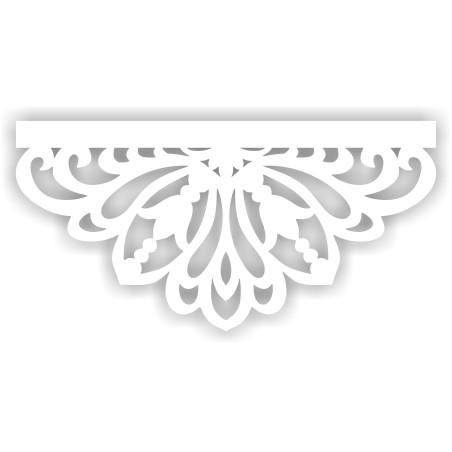 Ażur do firan PiroA04, jakość premium, grubość 1,5mm.