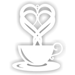 Zawieszka filizanka PiroDK01 Grubość 1,5mm jakość Premium