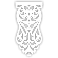 Ażur do firan PiroD07, jakość premium, grubość 1,5mm.