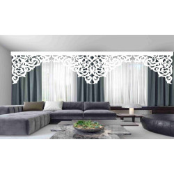 Zestaw ażurów, lambrekin. PiroZ02 jakość premium