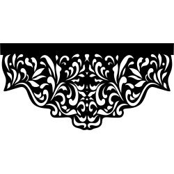 Ażur do firan wzór PiroA2103  Premium