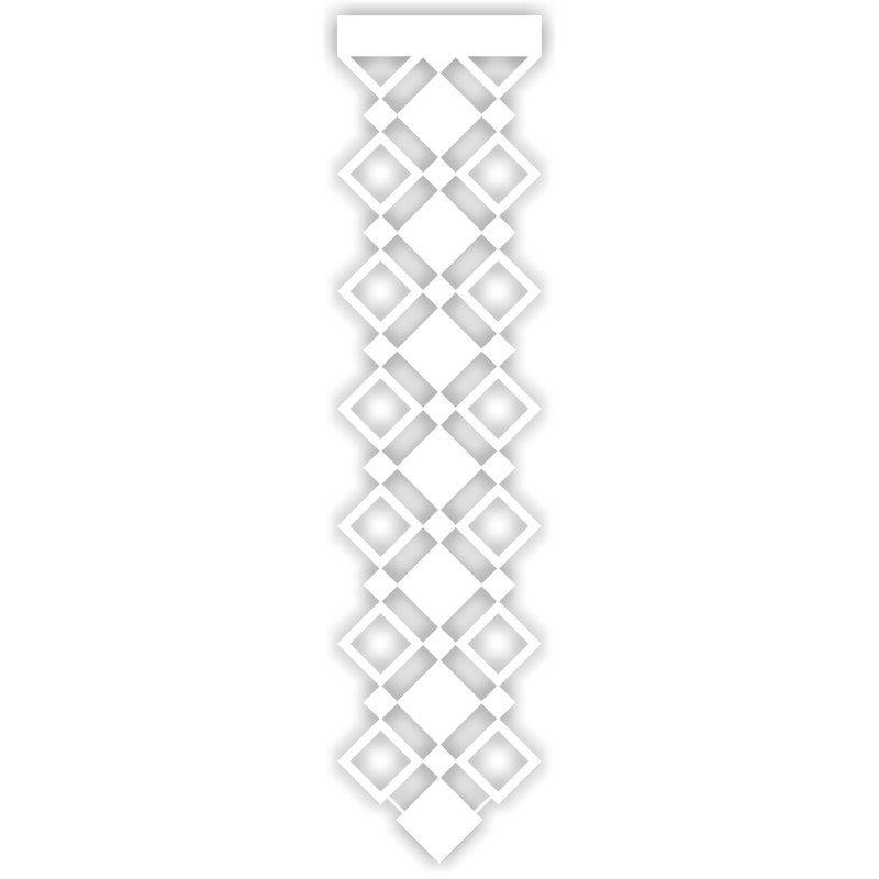 Ażur do firan PiroD10, jakość premium, grubość 1,5mm.