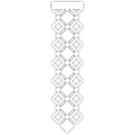 Ażur do firan PiroD10, jakość premium, grubość 1,5mm.