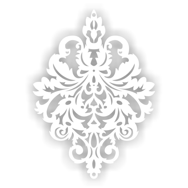 copy of Dekoracja, zawieszka wzór 1 kolor biały, promocja Premium