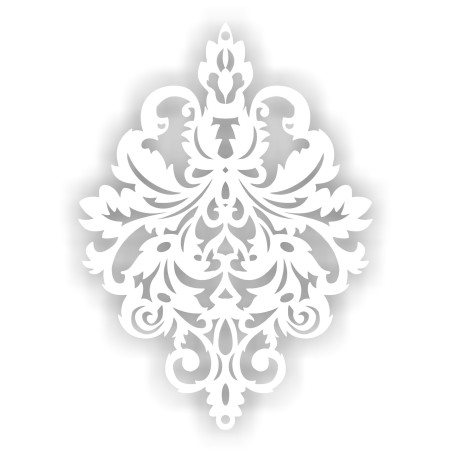 copy of Dekoracja, zawieszka wzór 1 kolor biały, promocja Premium