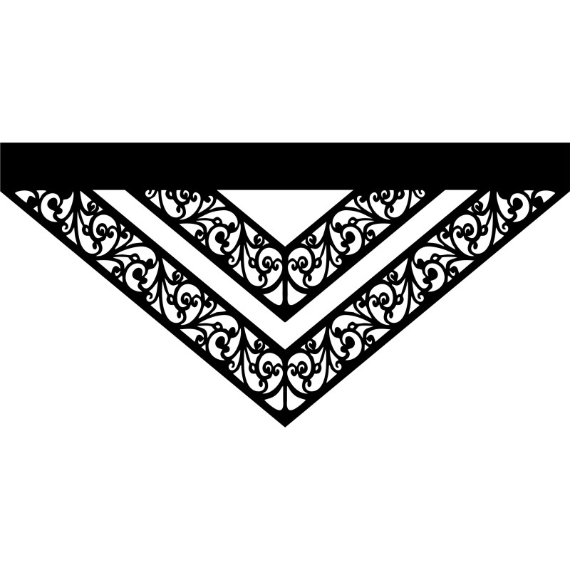 copy of copy of copy of copy of copy of Ażur do firan wzór PiroA03  Premium