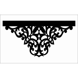 copy of copy of Ażur do firan wzór A14 kolor biały Premium