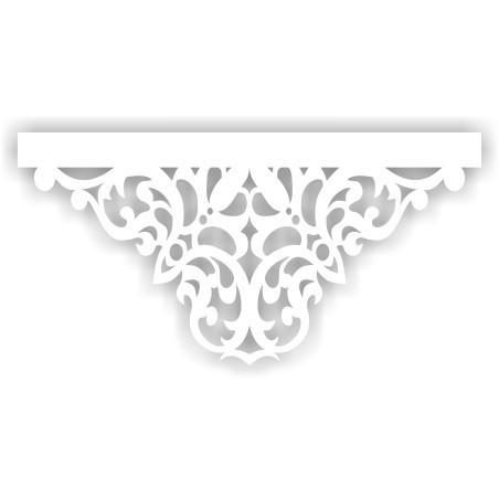 copy of copy of Ażur do firan wzór A14 kolor biały Premium