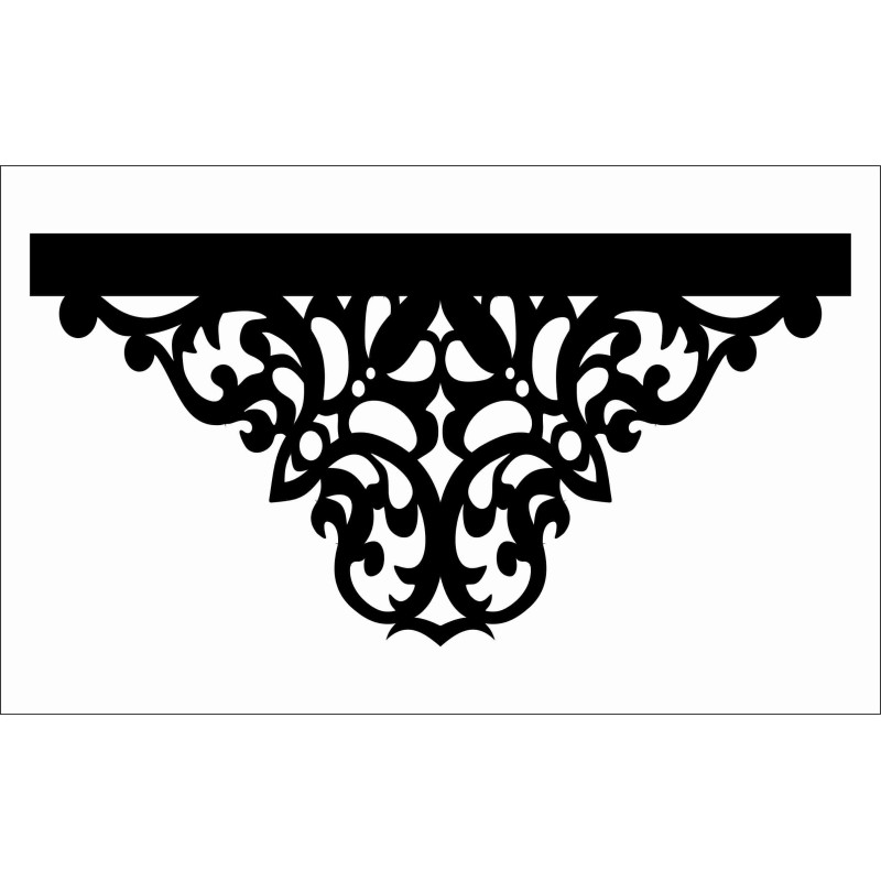 copy of copy of Ażur do firan wzór A14 kolor biały Premium