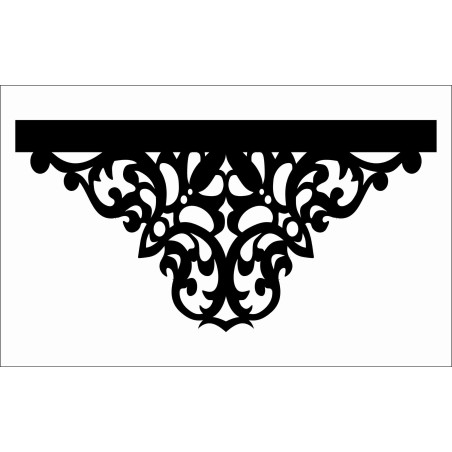 copy of copy of Ażur do firan wzór A14 kolor biały Premium