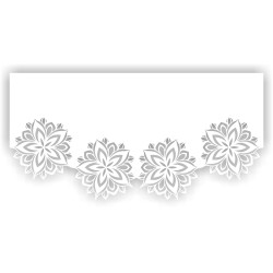 Ażur do firan PiroA27, jakość premium, grubość 1,5mm.