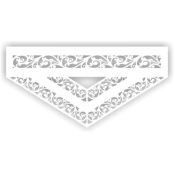 Ażur do firan wzór PiroT7657p jakość  Premium, grubość 1,5mm