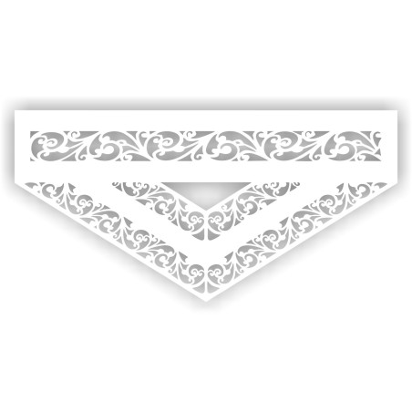 Ażur do firan wzór PiroT7657p jakość  Premium, grubość 1,5mm