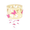 Ekri Butterflies hanging lamp with pink accessories